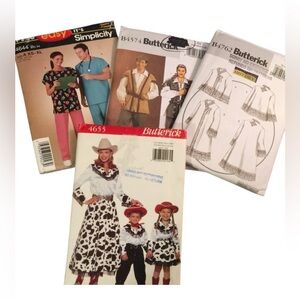 UNCUT Sewing pattern Costume scrubs Patterns